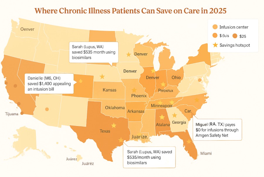 savings landscape map